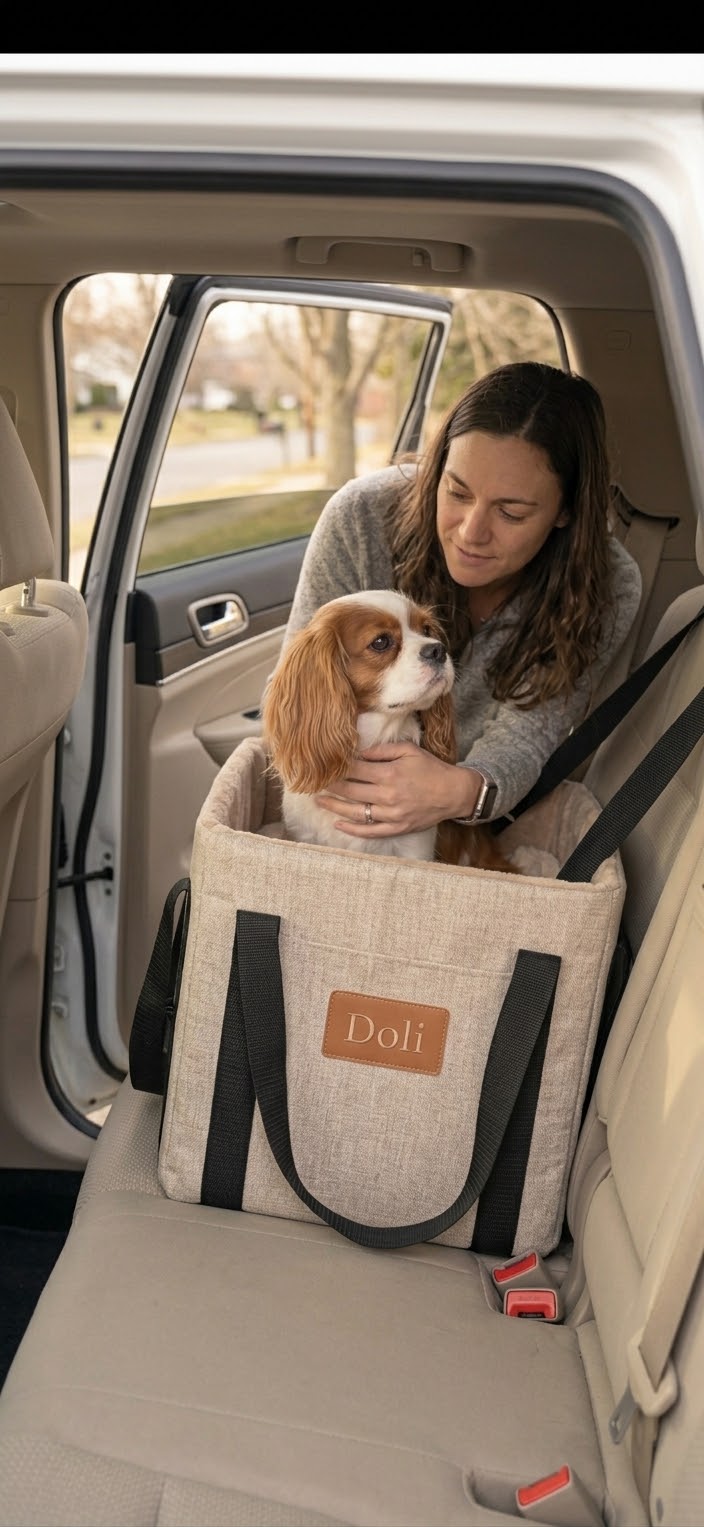 Siége auto anti-stress pour chien-Doli